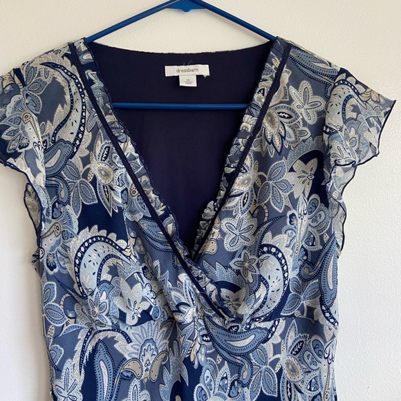 Vintage Y2K Floral Paisley Midi Dress Fairy Romantic Boho 90s - Picture 3 of 8